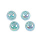 Plastic beads with ab effect ø20 mm - Light violet (4 Pieces) Plastic beads with ab effect ø20 mm - Light violet (4 Pieces)
