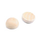 Demi-perles/billes en bois pour création diy, ø 30 mm - Naturel clair (6 Pièces) Demi-perles/billes en bois pour création diy, ø 30 mm - Naturel clair (6 Pièces)