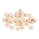 Jumătăți de mărgele din lemn ø15 mm - Natural deschis (30 Bucăți) Jumătăți de mărgele din lemn ø15 mm - Natural deschis (30 Bucăți)