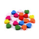 Perles en bois, ø 15 mm, cœurs - Mélange (20 Pièces) Perles en bois, ø 15 mm, cœurs - Mélange (20 Pièces)
