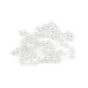 Perles arc-en-ciel en plastique, ø 6 mm - Bleu ange (10 Grammes) Perles arc-en-ciel en plastique, ø 6 mm - Bleu ange (10 Grammes)