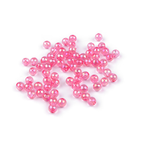Perles arc-en-ciel en plastique, ø 6 mm - Bleu ange (10 Grammes) Perles arc-en-ciel en plastique, ø 6 mm - Bleu ange (10 Grammes)