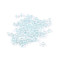 Perles arc-en-ciel en plastique, ø 6 mm - Bleu ange (10 Grammes)
