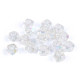 Koraliki plastikowe duży otwór do przewlekania diament z efektem ab 8x13 mm - Miętowy (10 Gramy) Koraliki plastikowe duży otwór do przewlekania diament z efektem ab 8x13 mm - Miętowy (10 Gramy)