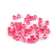 Plastic beads with ab effect 6x6 mm, cube - Violet lilac (10 Grams) Plastic beads with ab effect 6x6 mm, cube - Violet lilac (10 Grams)