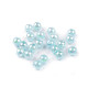 Perle in plastica, con effetto ab, dimensioni: ø 8 mm - Bianco (10 Grammi) Perle in plastica, con effetto ab, dimensioni: ø 8 mm - Bianco (10 Grammi)