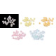 Perle in plastica, con effetto ab, dimensioni: ø 8 mm - Bianco (10 Grammi) Perle in plastica, con effetto ab, dimensioni: ø 8 mm - Bianco (10 Grammi)