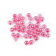 Plastic rainbow beads ø8 mm - Lightest yellow (100 Grams)
