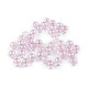 Plastic rainbow beads ø8 mm - Lightest yellow (100 Grams)