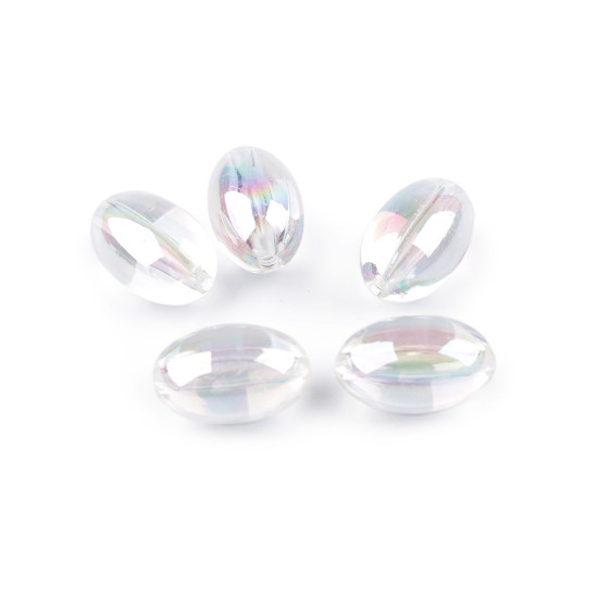 Plastic beads, olives 13x20 mm - Light violet (10 Grams) Plastic beads, olives 13x20 mm - Light violet (10 Grams)