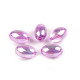 Plastic beads, olives 13x20 mm - Light violet (10 Grams) Plastic beads, olives 13x20 mm - Light violet (10 Grams)