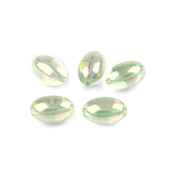 Plastic beads, olives 13x20 mm - Light violet (10 Grams) Plastic beads, olives 13x20 mm - Light violet (10 Grams)