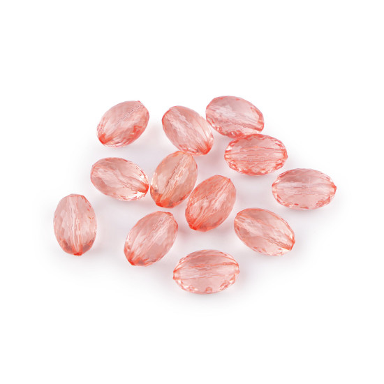 Mărgele de plastic măsline 10x15 mm - Albastru delta (10 Grame) Mărgele de plastic măsline 10x15 mm - Albastru delta (10 Grame)