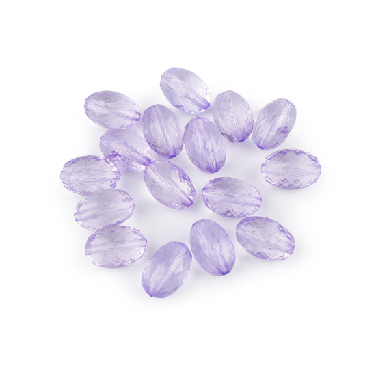 Mărgele de plastic măsline 10x15 mm - Albastru delta (10 Grame) Mărgele de plastic măsline 10x15 mm - Albastru delta (10 Grame)