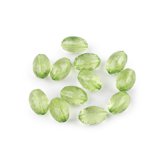 Mărgele de plastic măsline 10x15 mm - Albastru delta (10 Grame) Mărgele de plastic măsline 10x15 mm - Albastru delta (10 Grame)