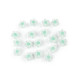 Perle in plastica opaca, motivo: fiore, dimensioni: ø 13 mm - Salmone scuro (180 Grammi) Perle in plastica opaca, motivo: fiore, dimensioni: ø 13 mm - Salmone scuro (180 Grammi)