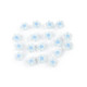 Perle in plastica opaca, motivo: fiore, dimensioni: ø 13 mm - Salmone scuro (180 Grammi) Perle in plastica opaca, motivo: fiore, dimensioni: ø 13 mm - Salmone scuro (180 Grammi)