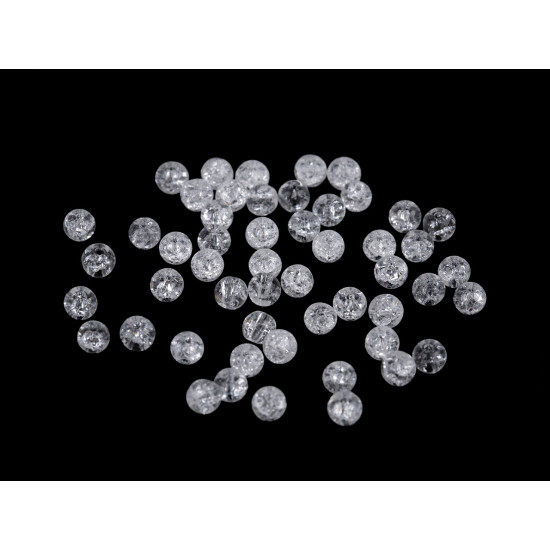 Kristall synthetisches mineral gecrackt ø 4 mm - Crystal (100 Stücke) Kristall synthetisches mineral gecrackt ø 4 mm - Crystal (100 Stücke)