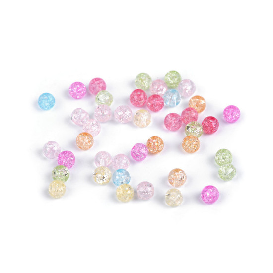 Kristall synthetisches mineral gecrackt ø 4 mm - Crystal (100 Stücke) Kristall synthetisches mineral gecrackt ø 4 mm - Crystal (100 Stücke)