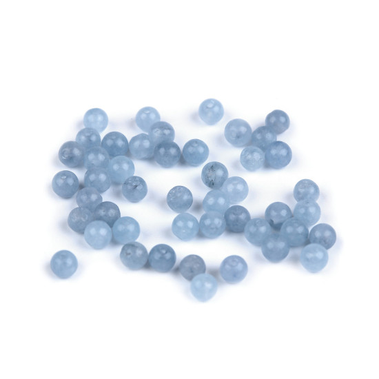 Angelit minerał syntetyczny ø4 mm - Angelit (44 Sztuki) Angelit minerał syntetyczny ø4 mm - Angelit (44 Sztuki)