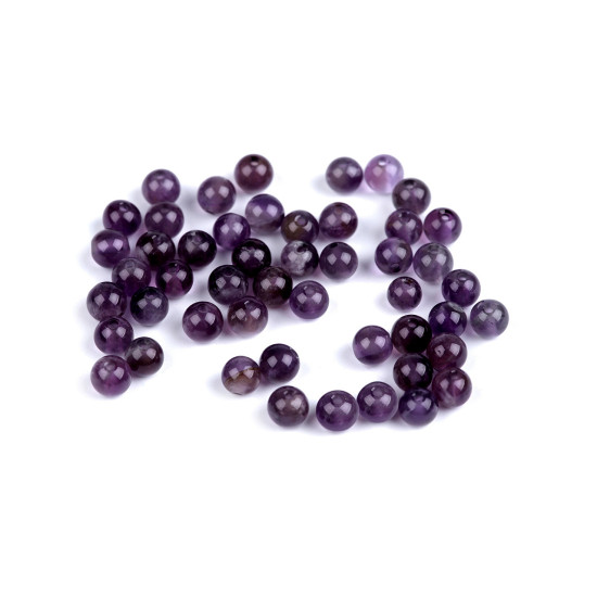 Koraliki minerał ametyst ø4 mm - Ametyst (41 Sztuki) Koraliki minerał ametyst ø4 mm - Ametyst (41 Sztuki)