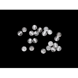 Perles minérales - cristal, ø 4mm - Cristal (42 Pièces)