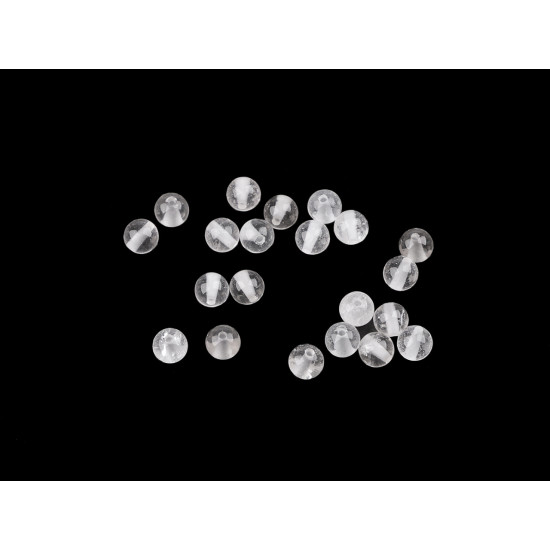 Perles minérales - cristal, ø 4mm - Cristal (42 Pièces) Perles minérales - cristal, ø 4mm - Cristal (42 Pièces)