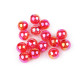 Perle in plastica, con effetto ab, dimensioni: ø 13 mm - Trasparente (15 Pezzi) Perle in plastica, con effetto ab, dimensioni: ø 13 mm - Trasparente (15 Pezzi)