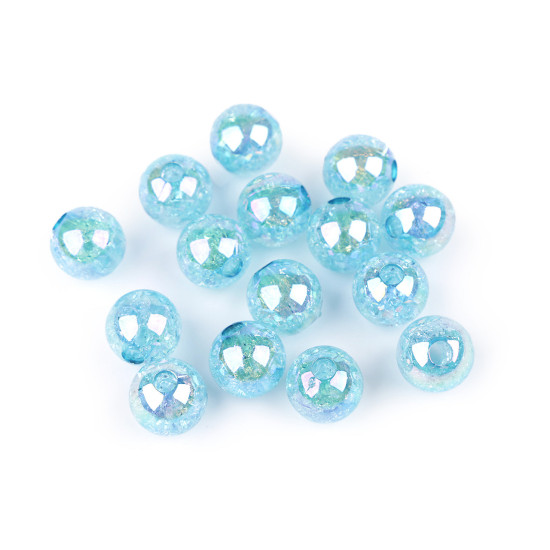 Perle in plastica, con effetto ab, dimensioni: ø 13 mm - Trasparente (15 Pezzi) Perle in plastica, con effetto ab, dimensioni: ø 13 mm - Trasparente (15 Pezzi)