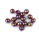 Perle in plastica, con effetto ab, dimensioni: ø 13 mm - Trasparente (15 Pezzi) Perle in plastica, con effetto ab, dimensioni: ø 13 mm - Trasparente (15 Pezzi)