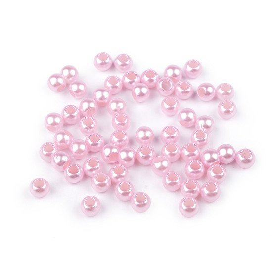Abalorios de plástico ø8 mm - Perla (20 Gramos) Abalorios de plástico ø8 mm - Perla (20 Gramos)