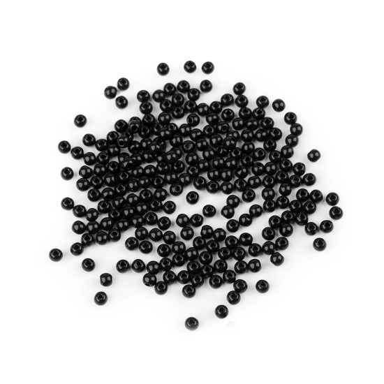 Plastic beads color ø4 mm - Red (100 Grams) Plastic beads color ø4 mm - Red (100 Grams)