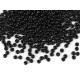 Rokail - koraliki szklane 8/0 - 3 mm - Czarny (400 Gramy) Rokail - koraliki szklane 8/0 - 3 mm - Czarny (400 Gramy)