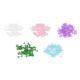 Cracked plastic beads ø6 mm - Violet lilac (30 Grams) Cracked plastic beads ø6 mm - Violet lilac (30 Grams)