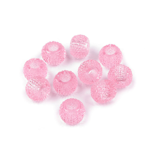 Abalorios de plástico 8x12 mm - Transparente (10 Piezas) Abalorios de plástico 8x12 mm - Transparente (10 Piezas)