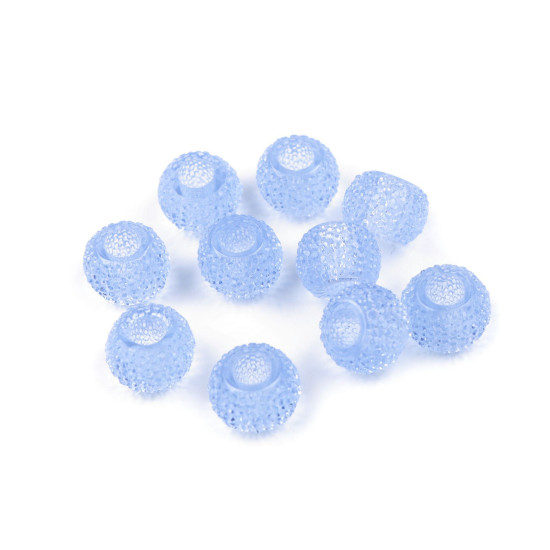 Abalorios de plástico 8x12 mm - Transparente (10 Piezas) Abalorios de plástico 8x12 mm - Transparente (10 Piezas)