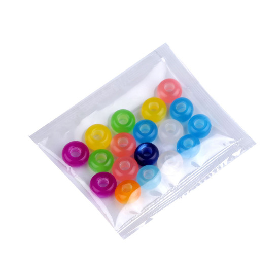 Koraliki plastikowe duży otwór do przewlekania ø14 mm - Mix (20 Sztuki) Koraliki plastikowe duży otwór do przewlekania ø14 mm - Mix (20 Sztuki)