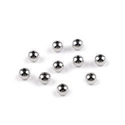 Gyöngyök rozsdamentes acélból ø6 mm - Platina (10 Darabok)
