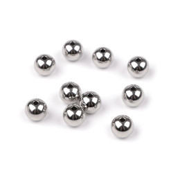 Gyöngyök rozsdamentes acélból ø10 mm - Platina (10 Darabok)