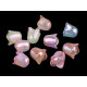 Koraliki plastikowe dzwoneczek efekt ab 15x16 mm - Mix (50 Sztuki) Koraliki plastikowe dzwoneczek efekt ab 15x16 mm - Mix (50 Sztuki)