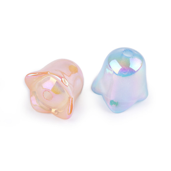 Koraliki plastikowe dzwoneczek efekt ab 15x16 mm - Mix (50 Sztuki) Koraliki plastikowe dzwoneczek efekt ab 15x16 mm - Mix (50 Sztuki)