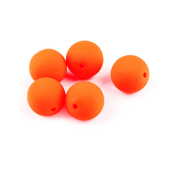 Matte plastic beads, rubberized surface ø16 mm - Mix of colours (100 Pieces) Matte plastic beads, rubberized surface ø16 mm - Mix of colours (100 Pieces)
