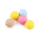 Matte plastic beads, rubberized surface ø16 mm - Mix of colours (100 Pieces) Matte plastic beads, rubberized surface ø16 mm - Mix of colours (100 Pieces)