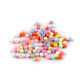 Matte plastic beads, rubberized surface ø6 mm - Mix (100 Grams) Matte plastic beads, rubberized surface ø6 mm - Mix (100 Grams)