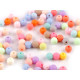 Matte plastic beads, rubberized surface ø6 mm - Mix (100 Grams) Matte plastic beads, rubberized surface ø6 mm - Mix (100 Grams)