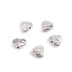 Koraliki metalowe 10x12 mm serce - Złoty jasny (5 Sztuki) Koraliki metalowe 10x12 mm serce - Złoty jasny (5 Sztuki)