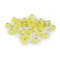 Abalorios de plástico 9x6 mm - Amarillo (20 Gramos)