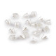 Koraliki plastikowe dzwoneczek 9x11 mm - Biały perłowy (200 Sztuki) Koraliki plastikowe dzwoneczek 9x11 mm - Biały perłowy (200 Sztuki)