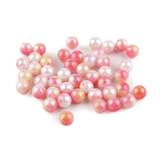 Koraliki plastikowe efekt mermaid ø10 mm - Miętowy (20 Gramy) Koraliki plastikowe efekt mermaid ø10 mm - Miętowy (20 Gramy)