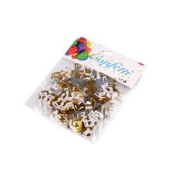 Konfetti nuty - Srebrny (1 Torba)